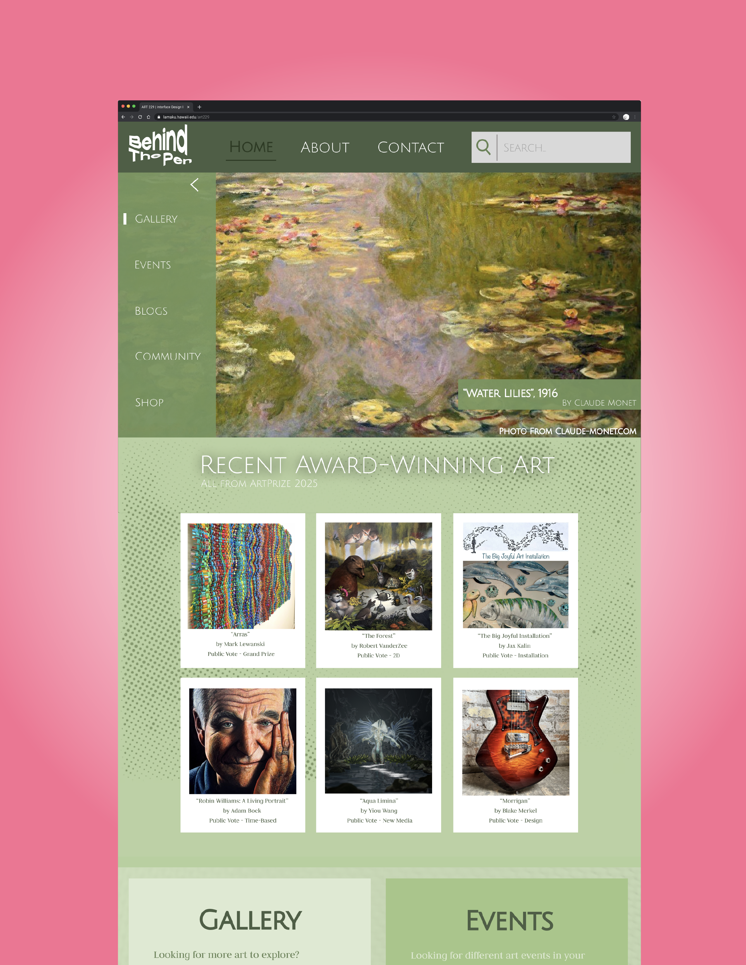 Website Mockup